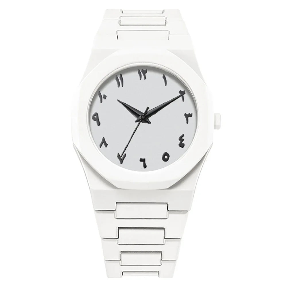 Casual Black Strap Quartz Watch