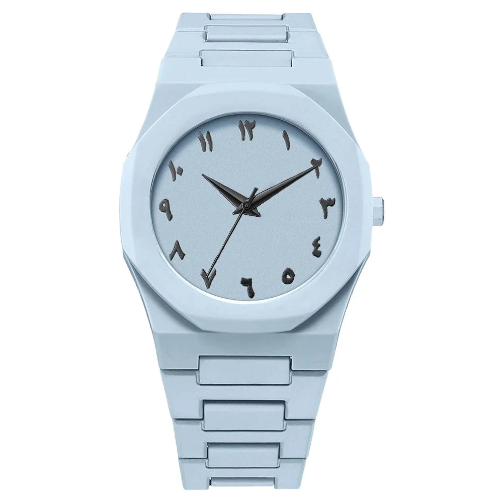 Casual Black Strap Quartz Watch