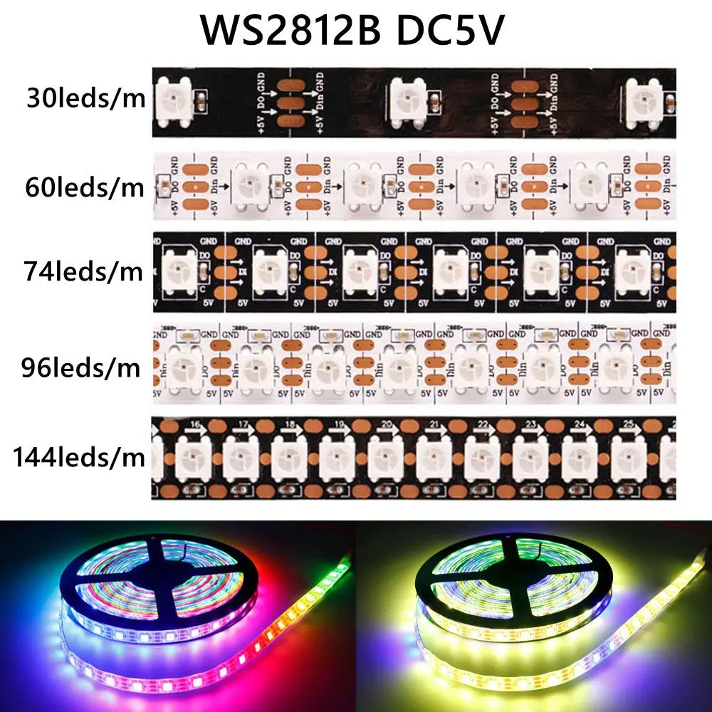 DC5V RGB WS2812 LED Strip